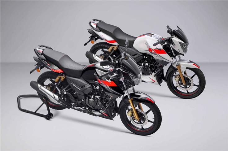 2022 TVS Apache RTR 180 is dearer by approximately Rs. 10,000.